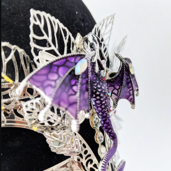 Dragon Flight metal mask - Halloween masquerade party costume🐲 - Picture 2 of 7